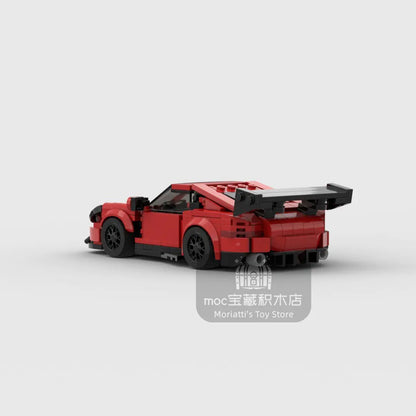 Racing Sports Vehicle Brick Building Blocks