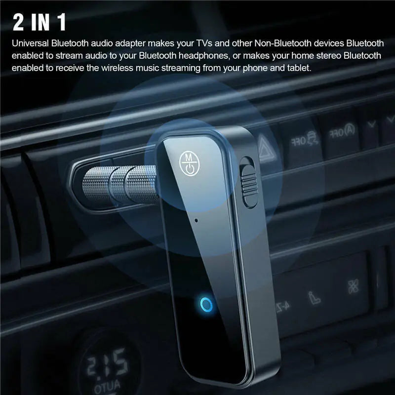 Aux Bluetooth Transmitter Car Audio Adapter