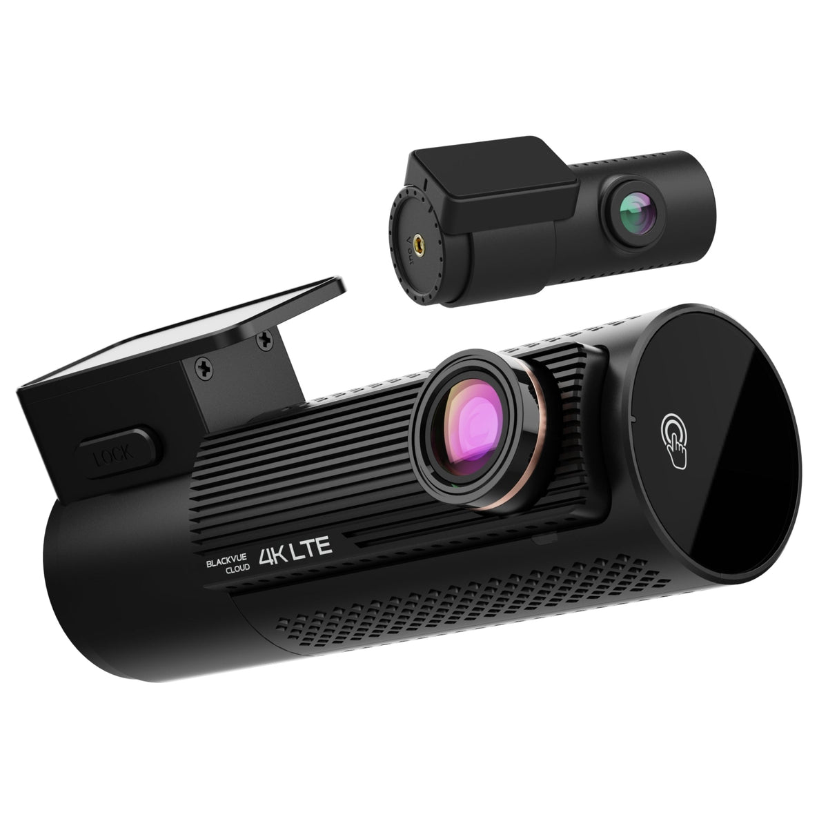 BlackVue DR970X-2CH LTE Plus II front and rear cameras