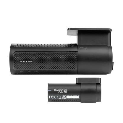 Back of the BlackVue DR970X LTE Plus II front and rear cameras