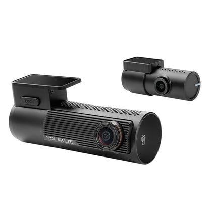 BlackVue DR970X LTE Plus II front camera and rear camera, angled view