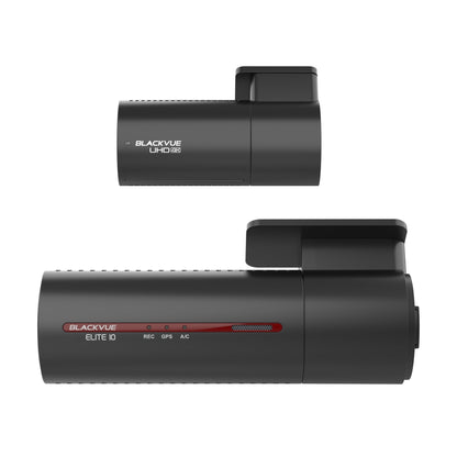 Two BlackVue devices on a white background