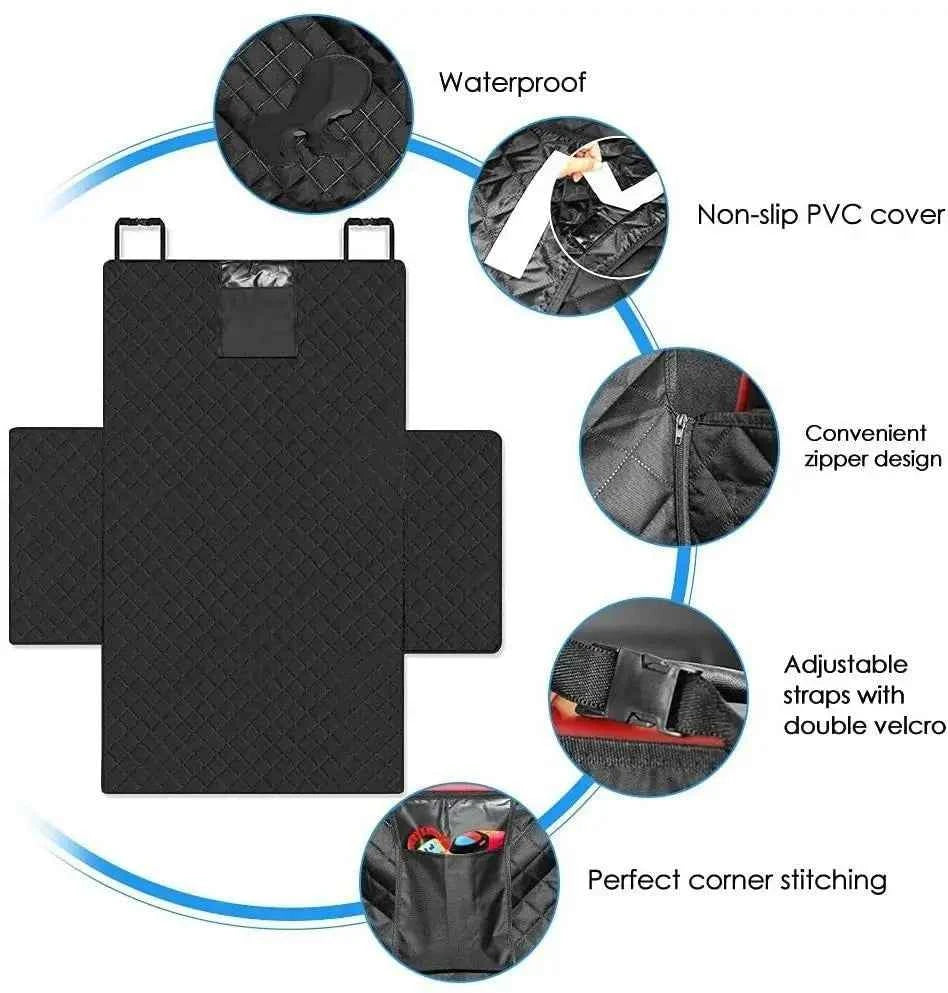 Black Dog Cargo Liner with Side Flaps & Storage Pocket