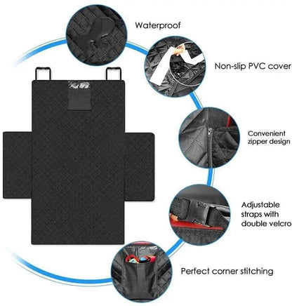 Black Dog Cargo Liner with Side Flaps & Storage Pocket