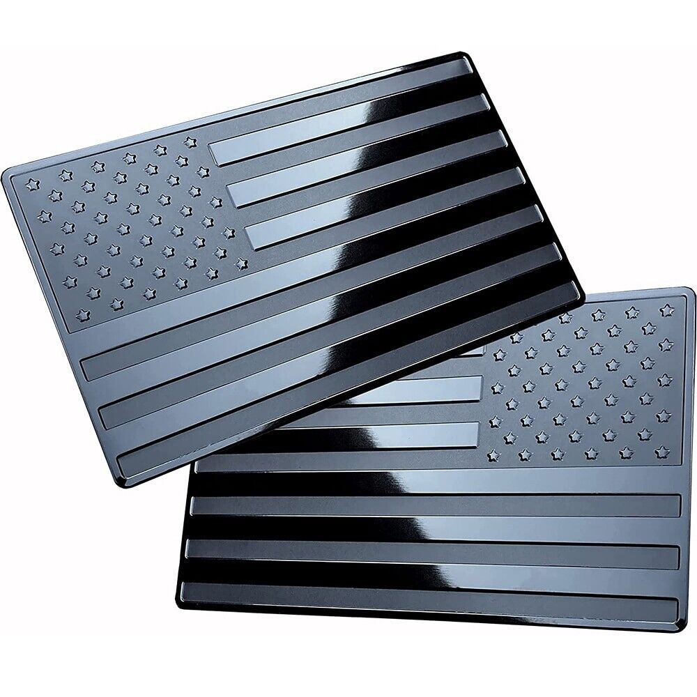 Black Metal USA Flag Decal Emblem  (2 pcs)tos-useast5-i-omjb5zjo8w-tx/755ac80b3cd646ddbd9f17c92d7bafe5