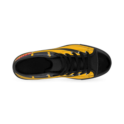 Bussin’ School Bus Men’s Classic High-Top Sneakers