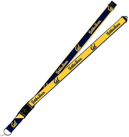 California Golden Bears Lanyard Keychain 2-sided Breakaway Clip University of