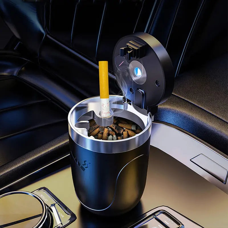 Car Cigarette Ashtray with LED Light