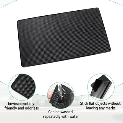Car Dashboard Anti-Slip Rubber Pad (10.6"X 5.9") 2 Pack