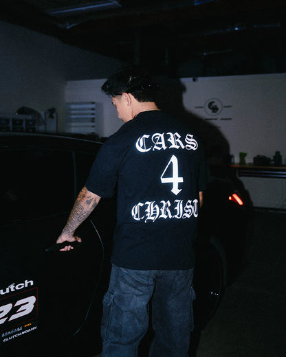 Cars & Christ “Cars 4 Christ” T-Shirt – Clutch Supply LA | Christian Car Culture Tee