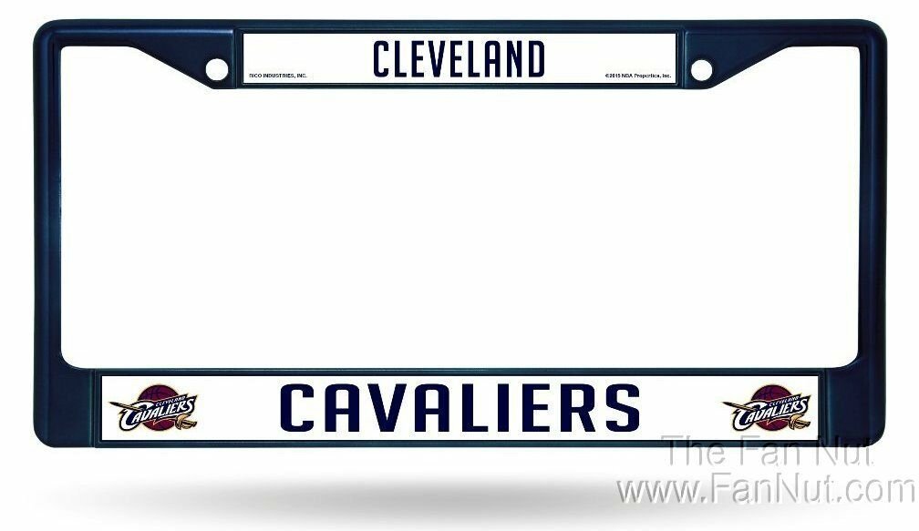 Cleveland Cavaliers CUSTOM NAVY Frame Metal License Plate Tag Cover Basketball