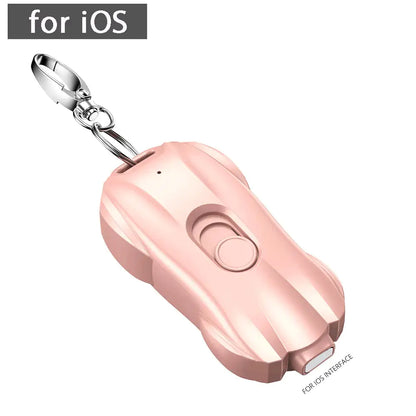 Compact Keychain Phone Charger Power Bank