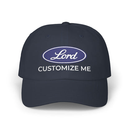 Customize Me “Lord” Dad Cap – Personalized Embroidered Cotton Hat (Up to 20 Characters)