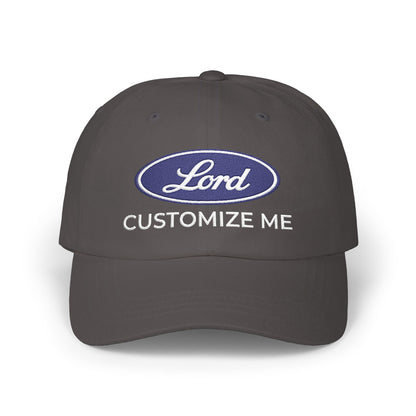 Customize Me “Lord” Dad Cap – Personalized Embroidered Cotton Hat (Up to 20 Characters)