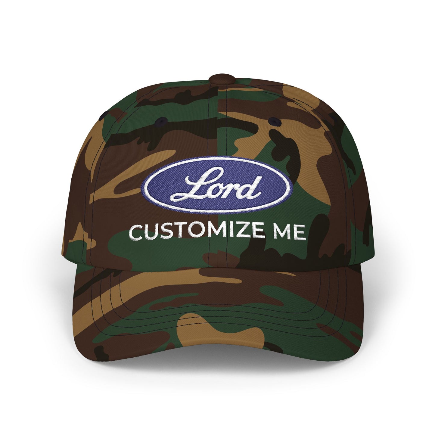 Customize Me “Lord” Dad Cap – Personalized Embroidered Cotton Hat (Up to 20 Characters)