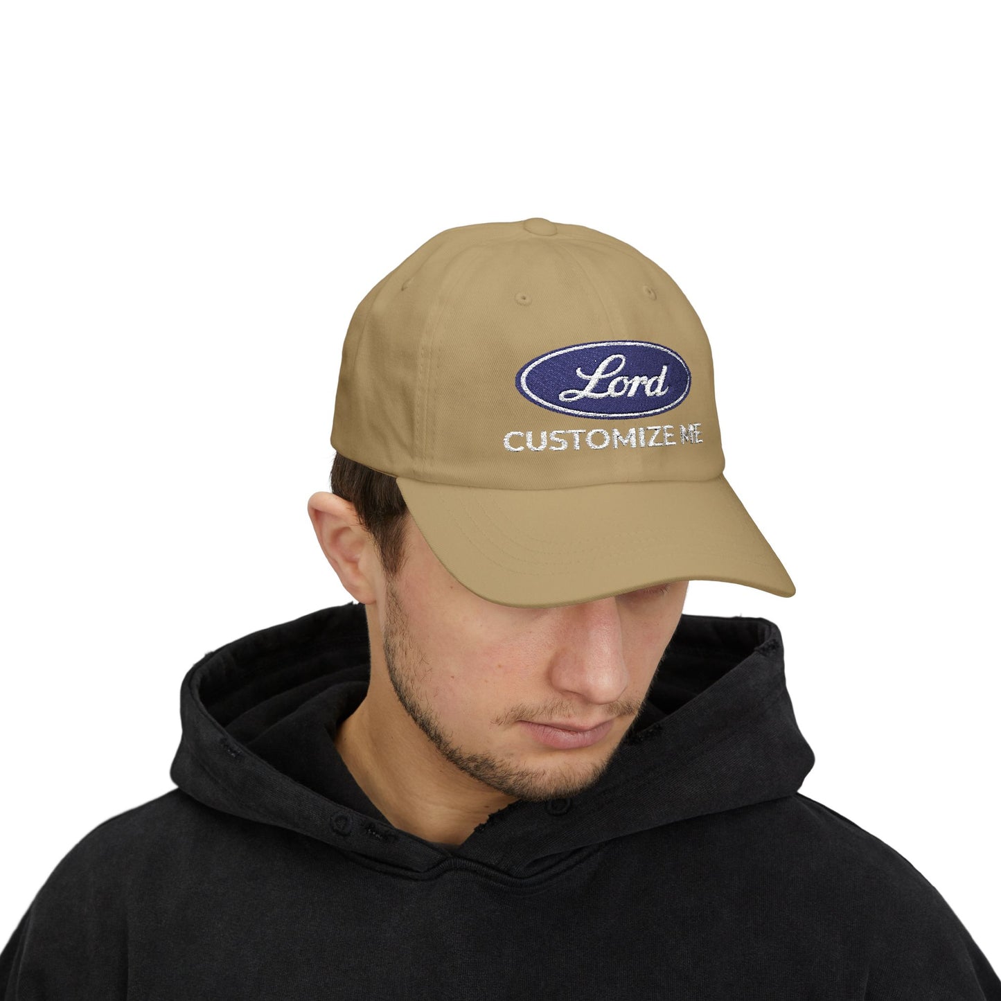 Customize Me “Lord” Dad Cap – Personalized Embroidered Cotton Hat (Up to 20 Characters)