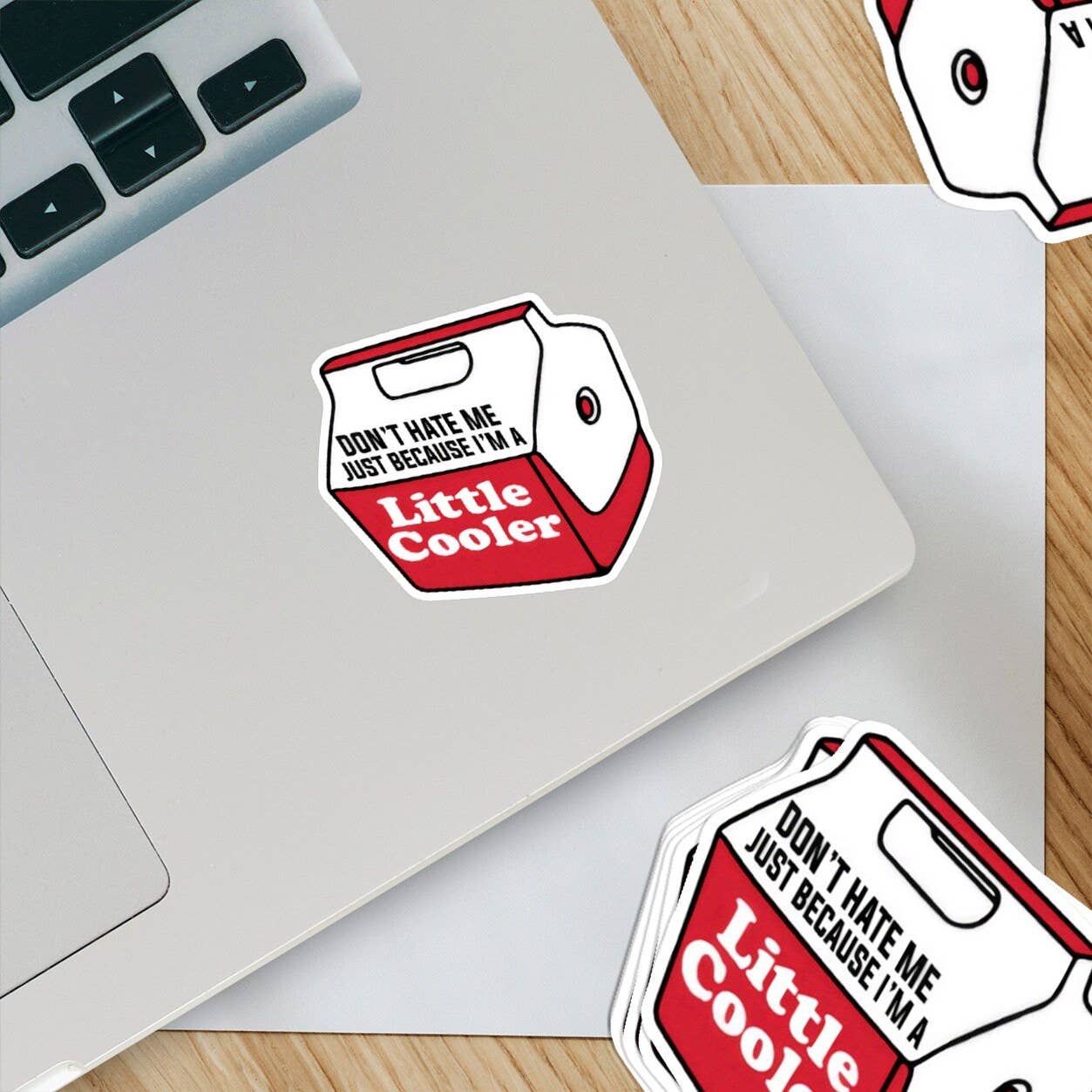 Don't Hate Me Just Because I'm a Little Cooler Sticker