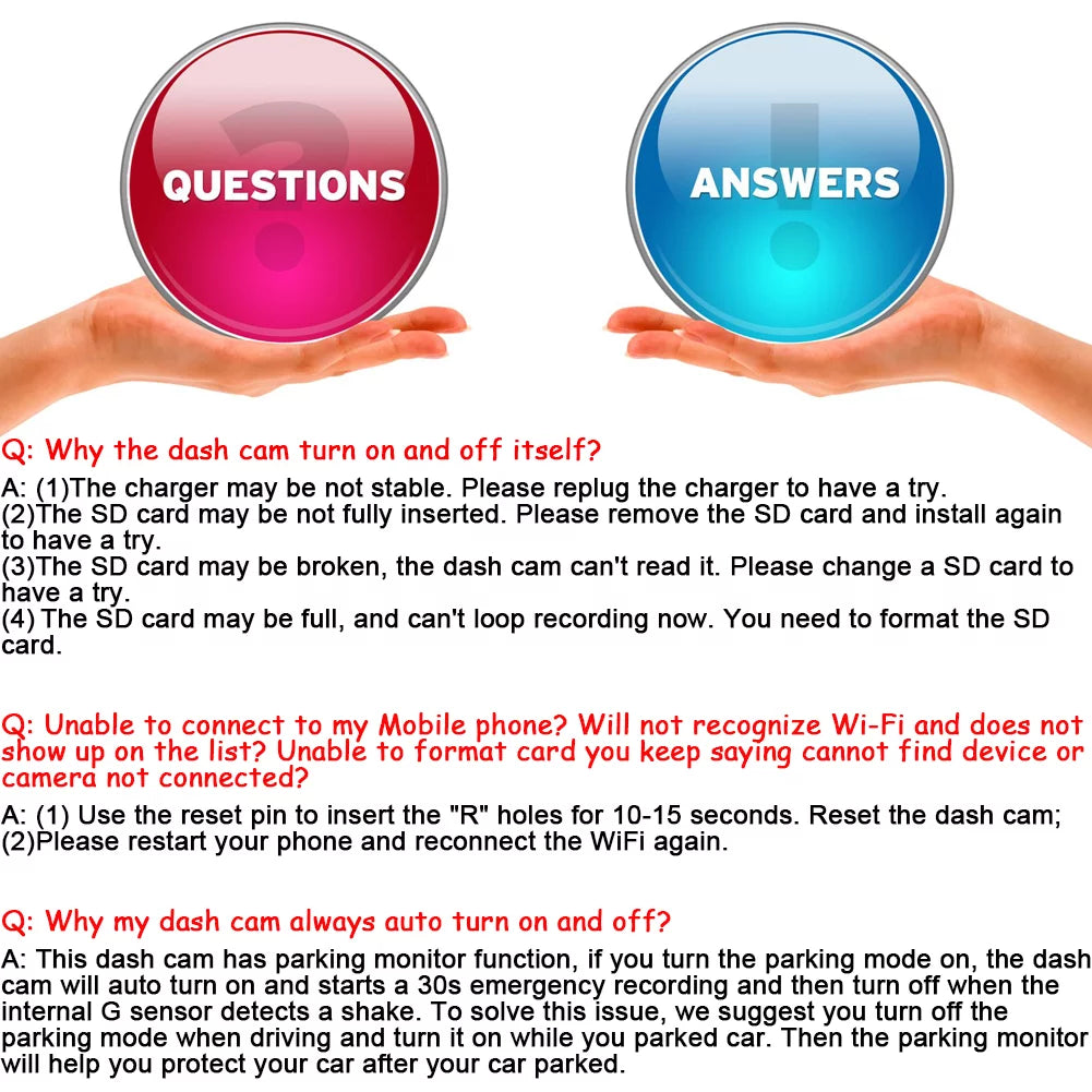 Dual Dash Camera UHD 4K Front and FHD 1080P Rear