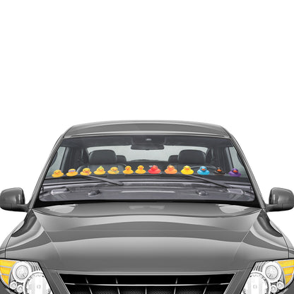 Duck, Duck Dash Umbrella Car Sun Shade 58"x29"