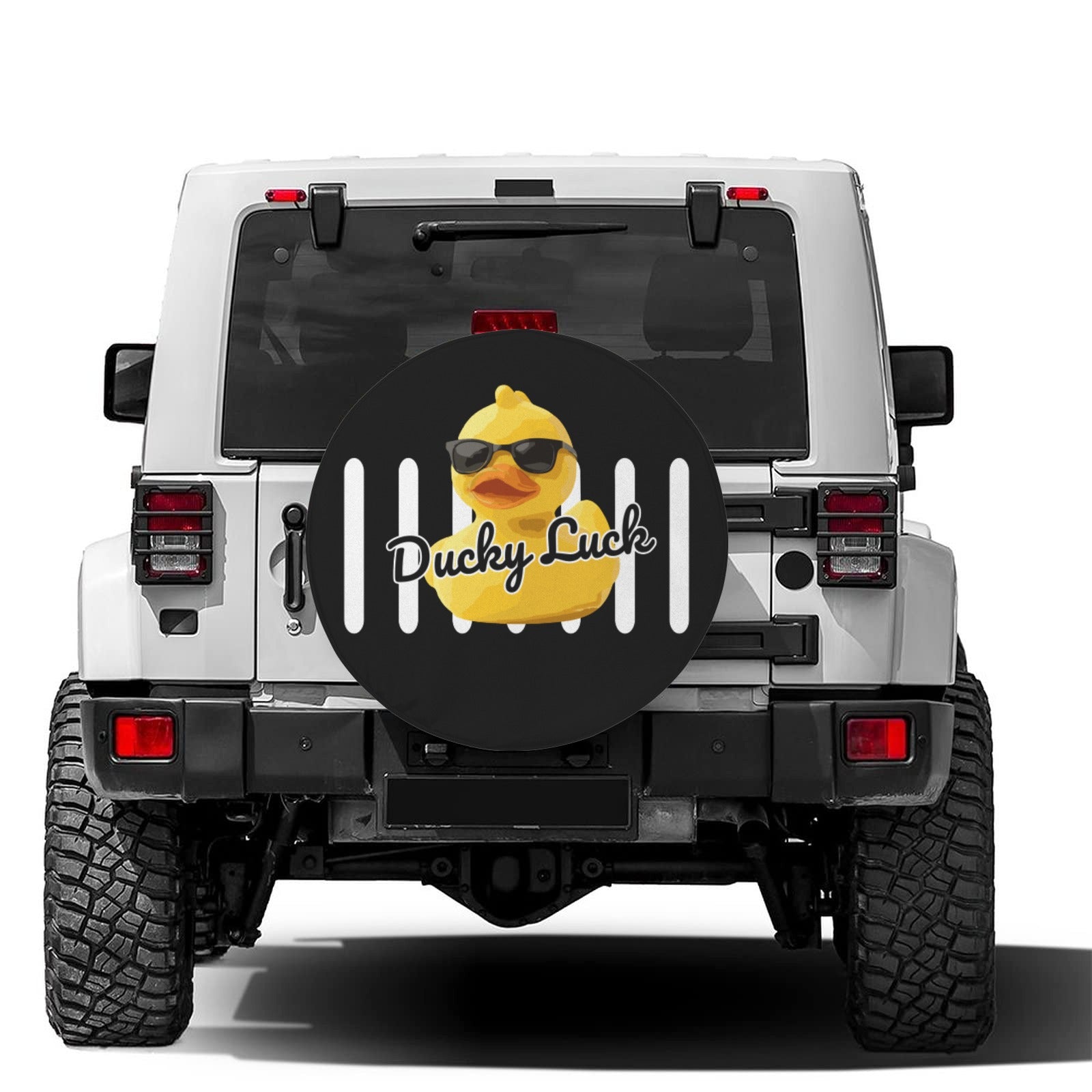 Ducky Luck 28" Spare Tire Cover – Jeep & SUV Rear Tire Protector