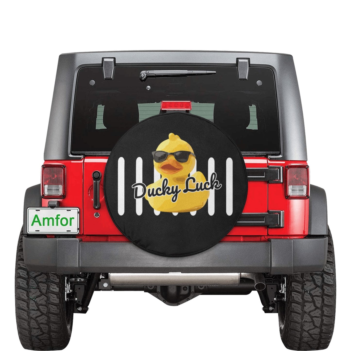 Ducky Luck 30" Spare Tire Cover – Jeep & SUV Rear Tire Protector