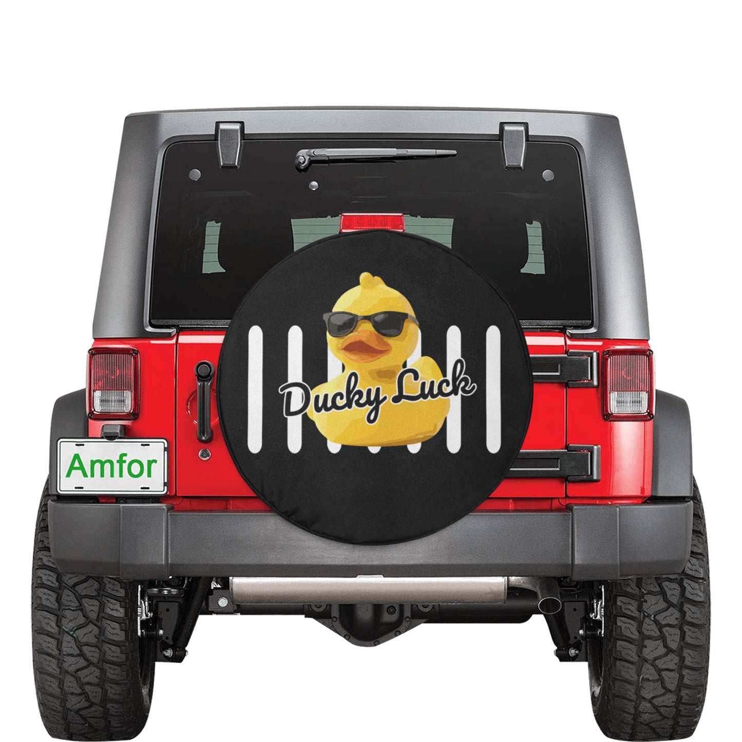 Ducky Luck 32" Spare Tire Cover – Jeep & SUV Rear Tire Protector