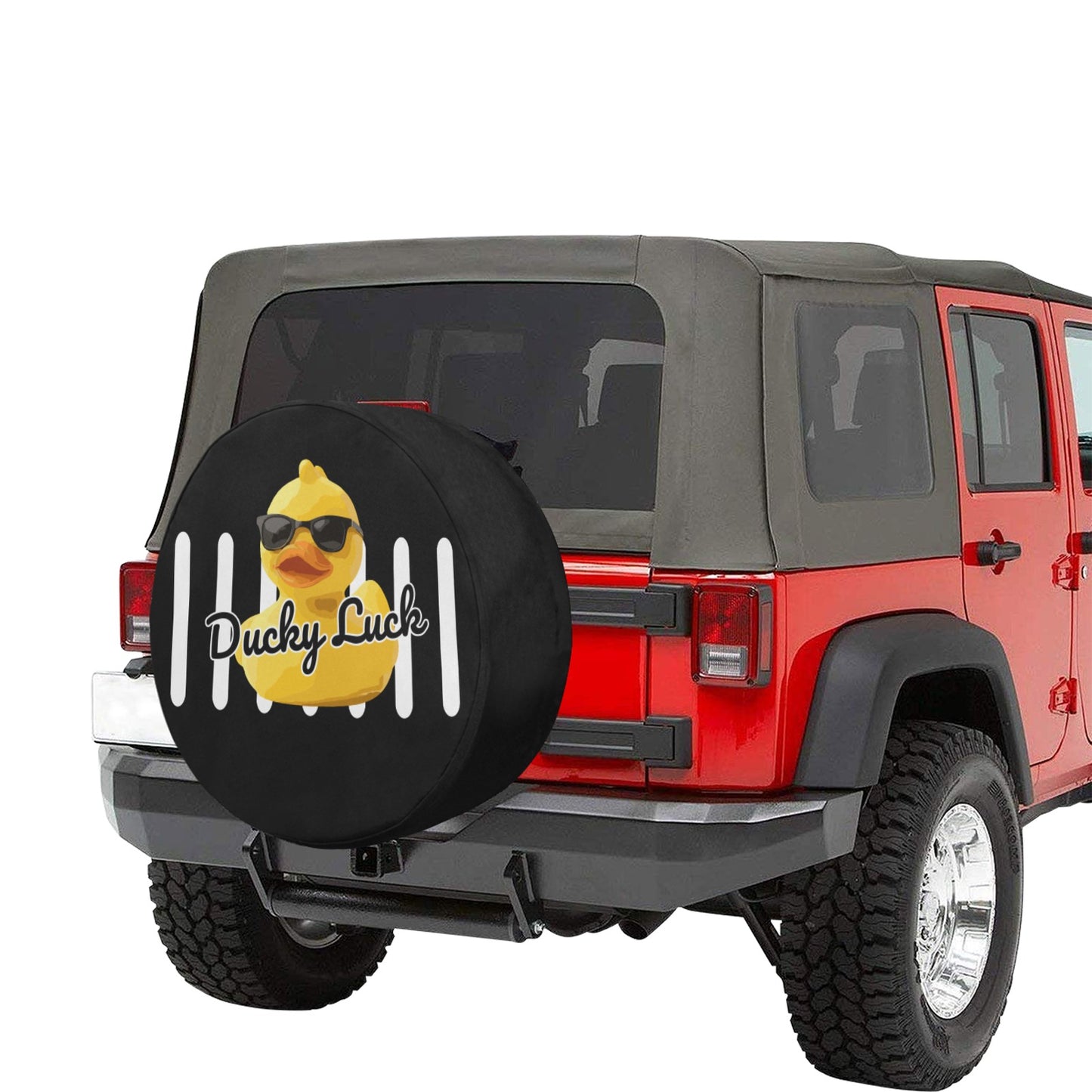 Ducky Luck 34" Spare Tire Cover – Jeep & SUV Rear Tire Protector