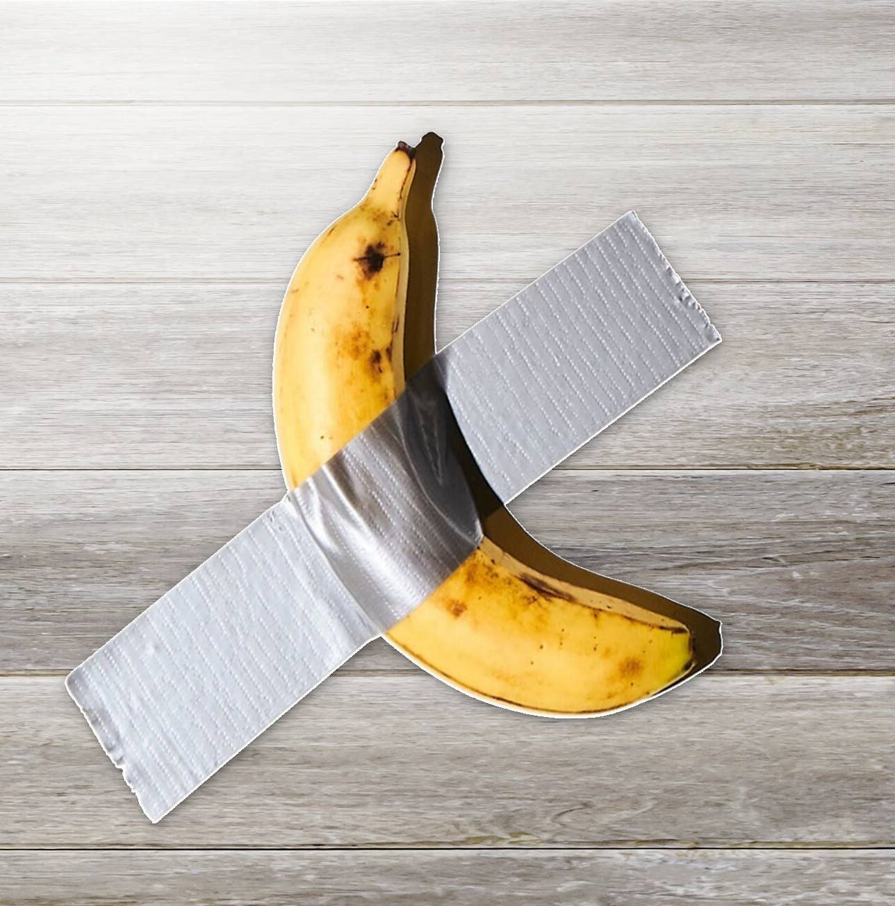Duct Taped Banana Sticker- Funny, Realistic