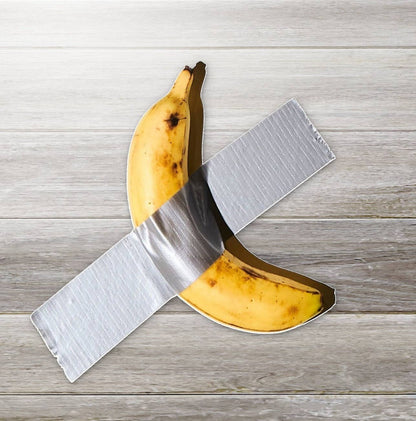 Duct Taped Banana Sticker- Funny, Realistic