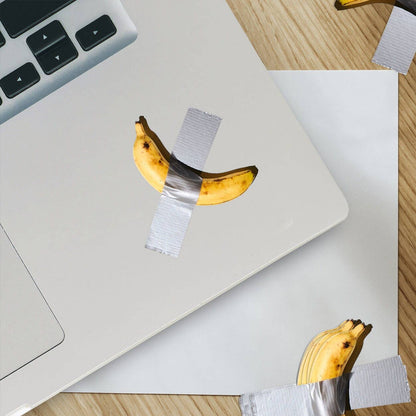 Duct Taped Banana Sticker- Funny, Realistic