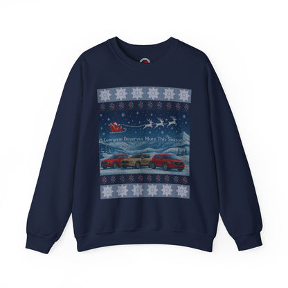 Everyone Deserves More This Season Holiday Sweatshirt – Unisex Heavy Blend™ Crewneck