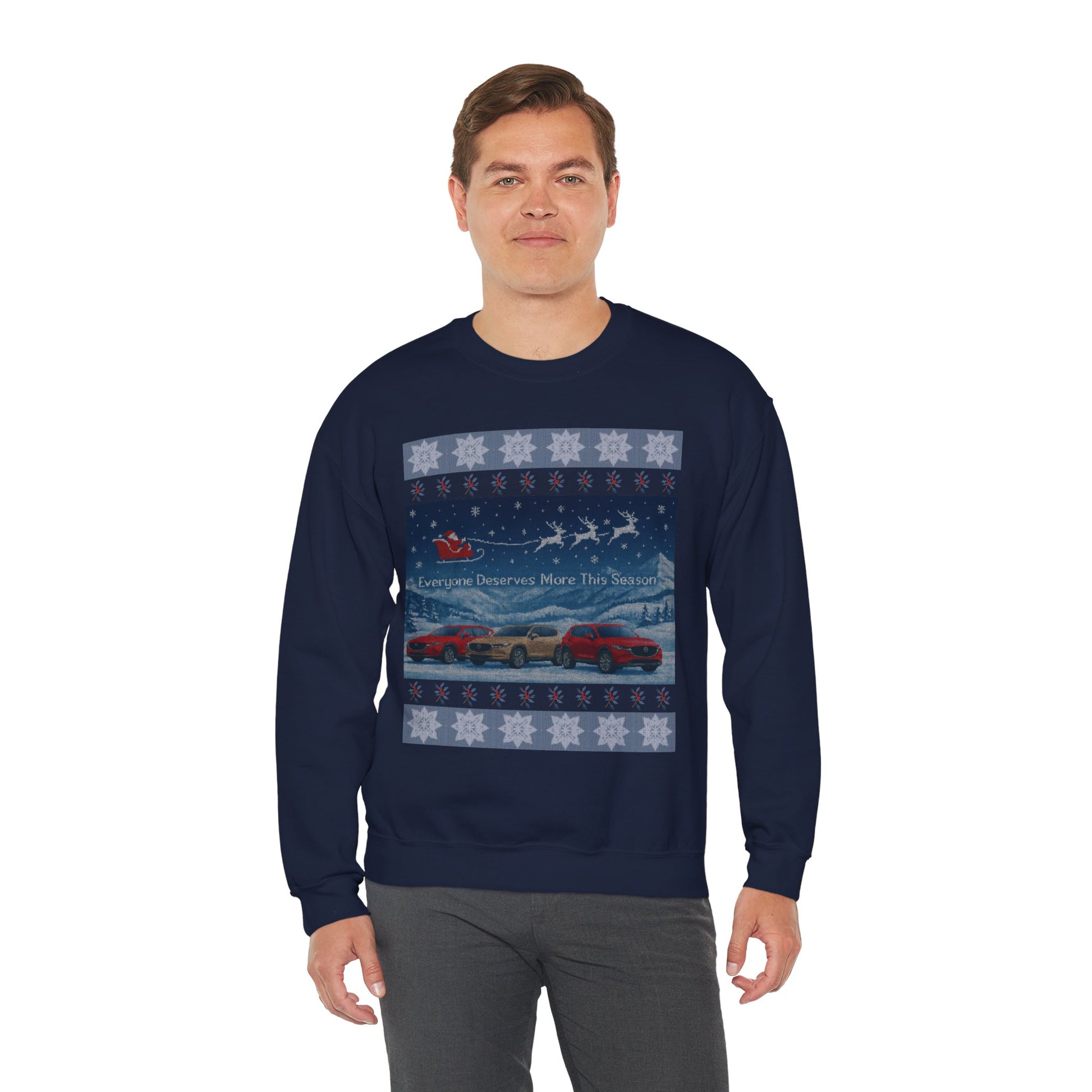 Everyone Deserves More This Season Holiday Sweatshirt – Unisex Heavy Blend™ Crewneck