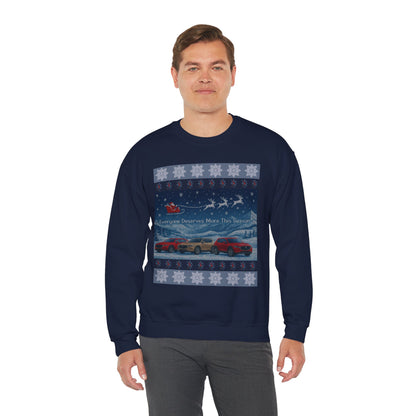 Everyone Deserves More This Season Holiday Sweatshirt – Unisex Heavy Blend™ Crewneck