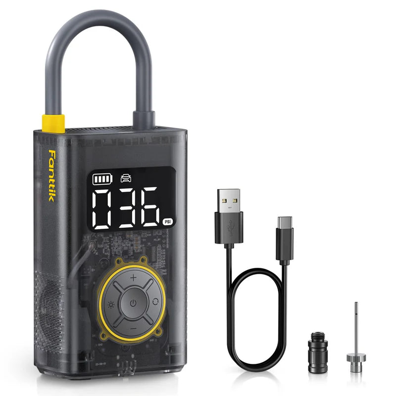 Fanttik X9 Pro Portable Tire Inflator Mechanical Gray