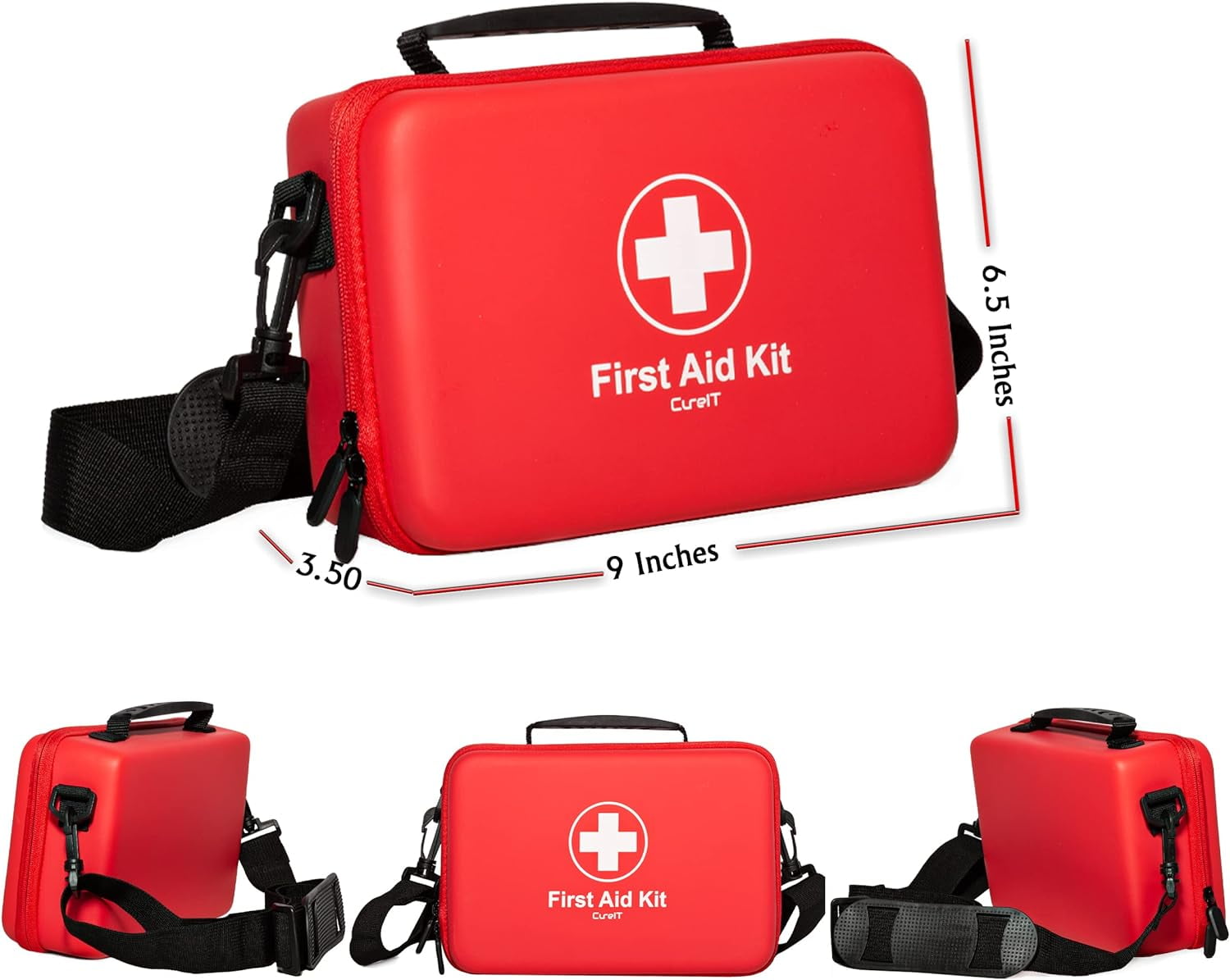 First Aid Car Kit Waterproof Emergency Survival Travel Kit (152 pieces)