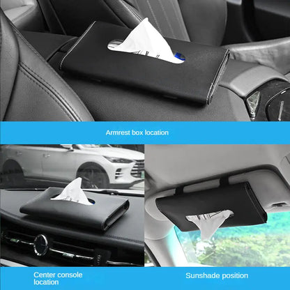 Car Sun Visor Tissue Box Holder