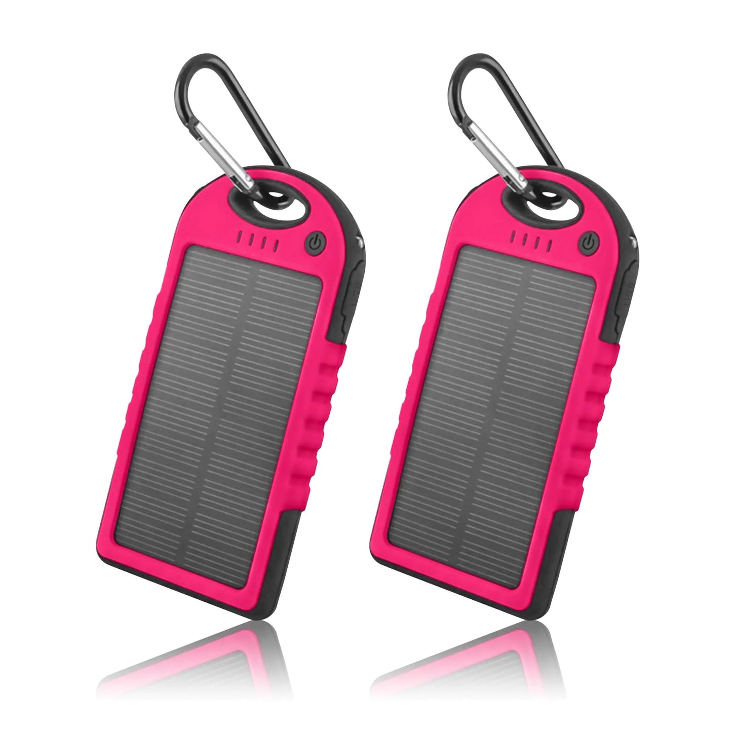 Solar Power Bank Phone Charger 5000mAh (2-Pack)