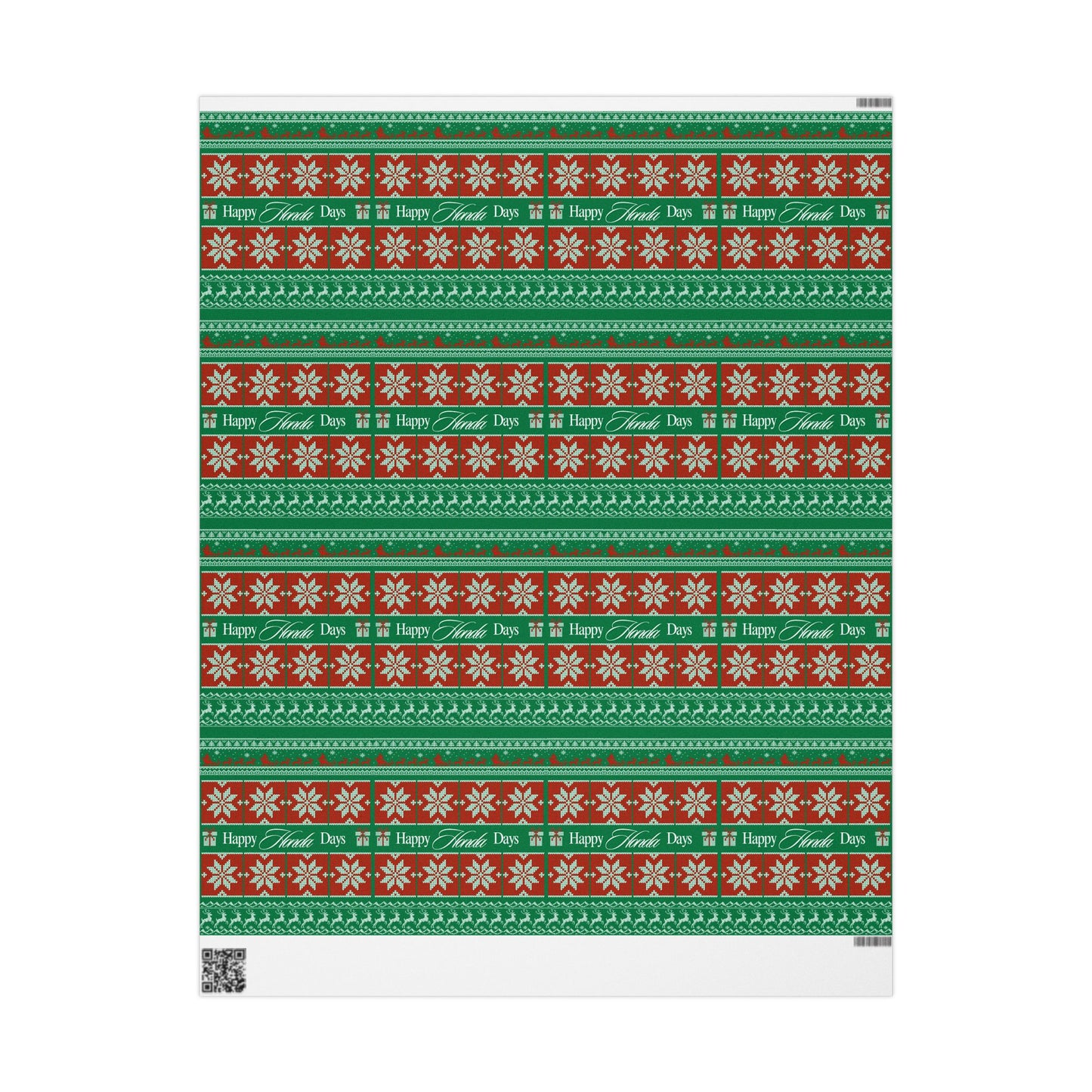 Happy Honda Days Holiday Wrapping Paper – Festive Christmas Gift Wrap for Car Lovers