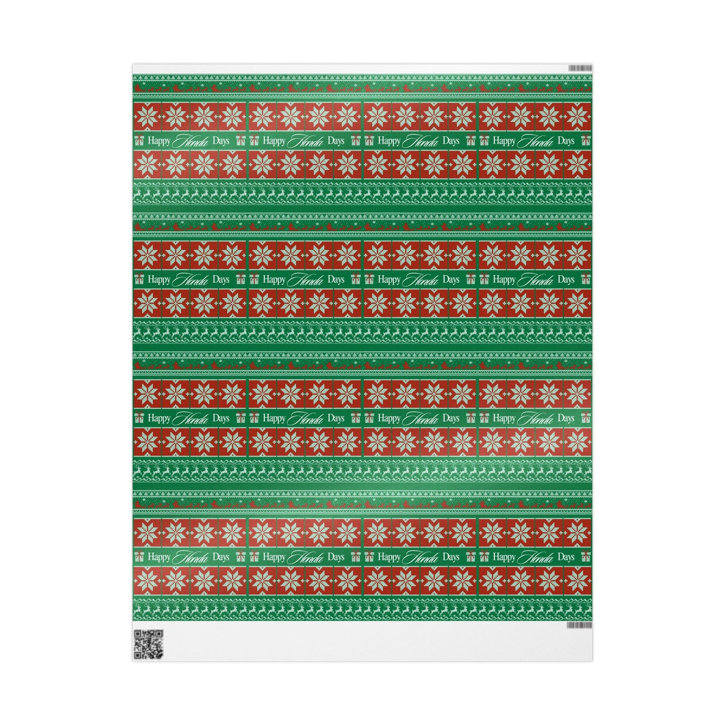 Happy Honda Days Holiday Wrapping Paper – Festive Christmas Gift Wrap for Car Lovers