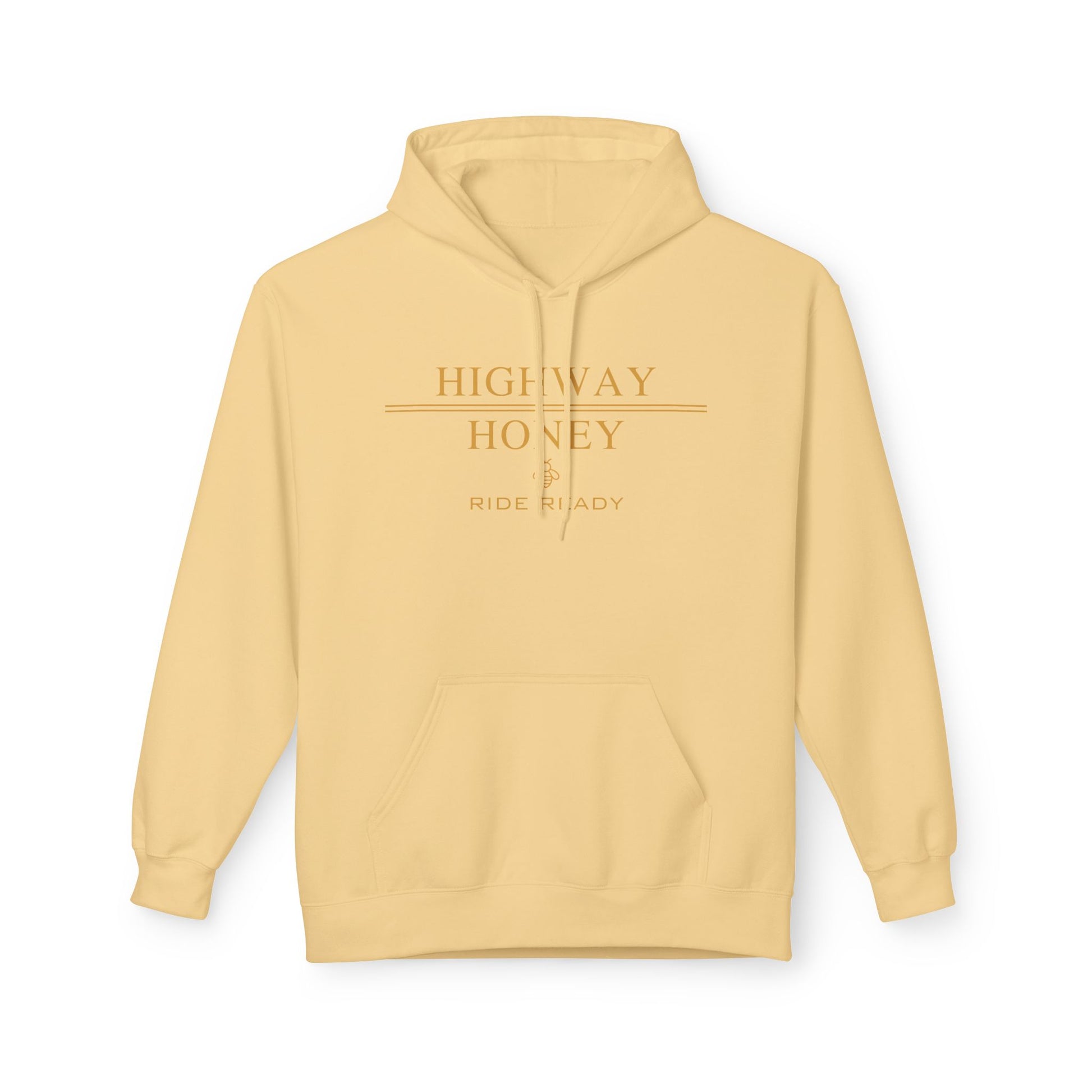 Highway Honey Hoodie, Cozy Fleece Sweater, Perfect for Road Trips, Gifts for Travelers, Casual Everyday Wear
