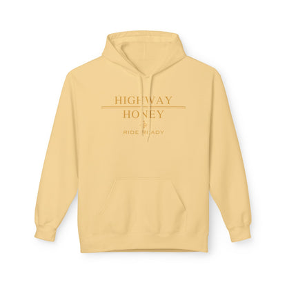 Highway Honey Hoodie, Cozy Fleece Sweater, Perfect for Road Trips, Gifts for Travelers, Casual Everyday Wear