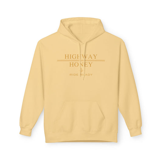 Highway Honey Hoodie, Cozy Fleece Sweater, Perfect for Road Trips, Gifts for Travelers, Casual Everyday Wear