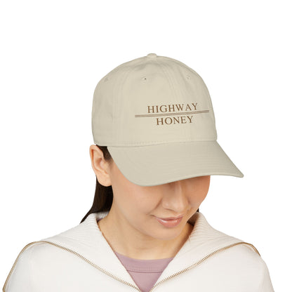 Highway Honey Organic Cotton Baseball Cap – Embroidered Adjustable Hat