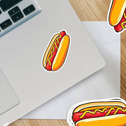 Hot Dog Car Bumper Sticker