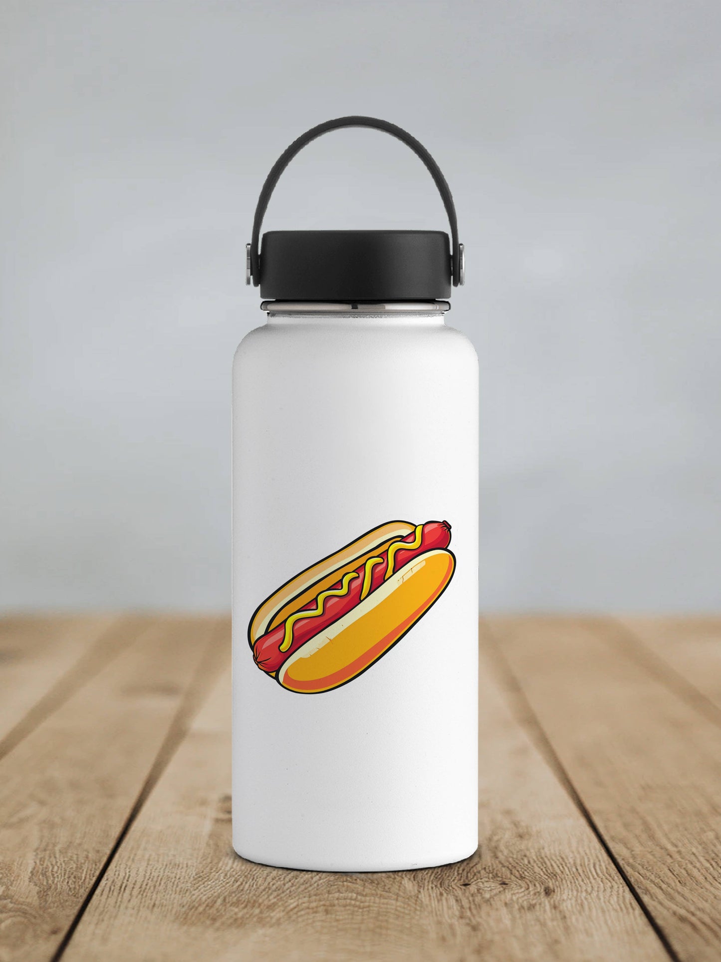 Hot Dog Car Bumper Sticker