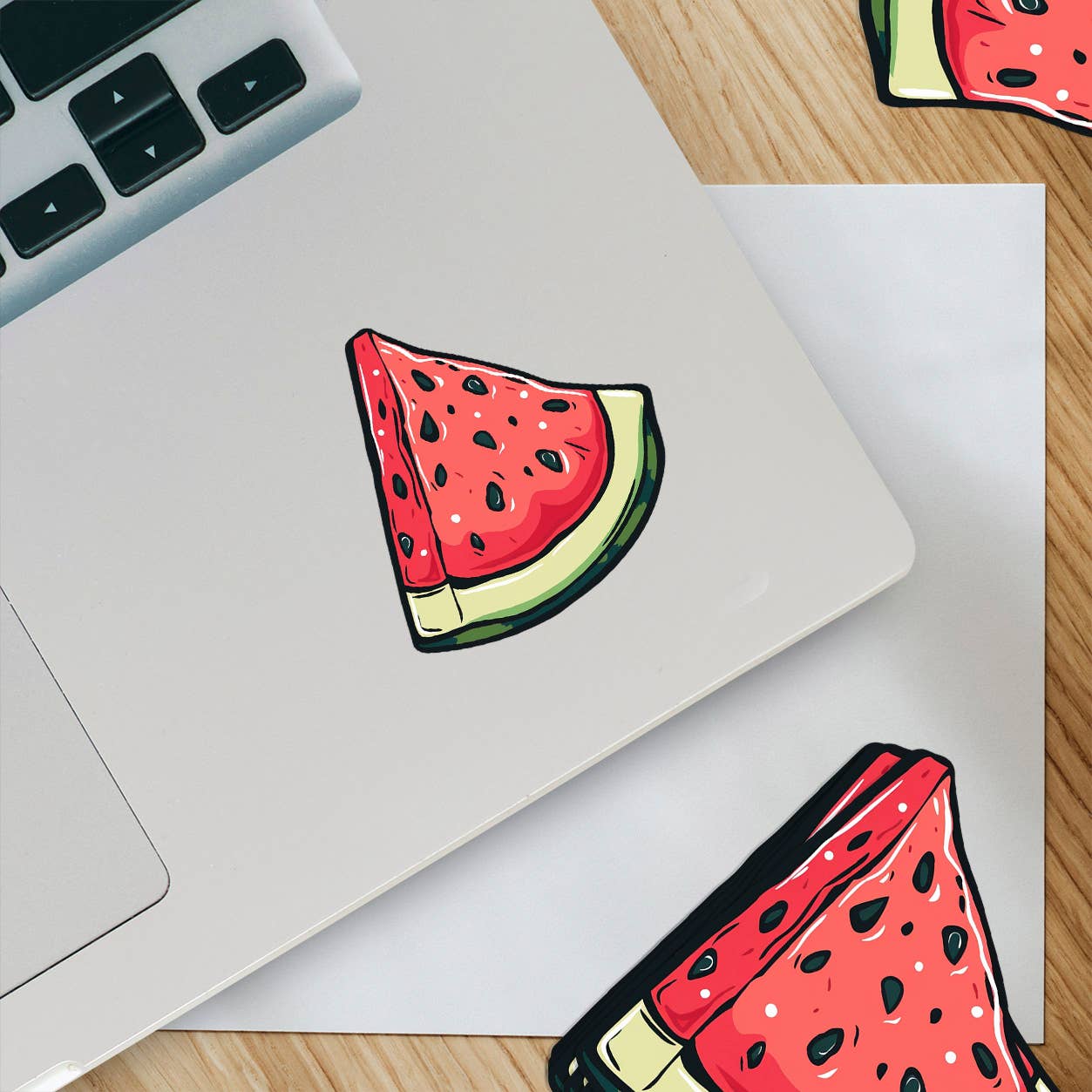 Illustrated Watermelon Wedge Sticker