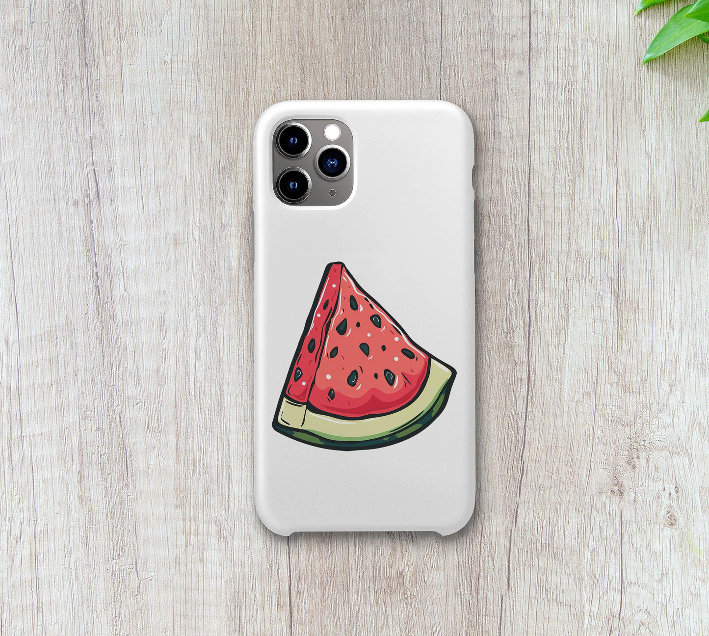 Illustrated Watermelon Wedge Sticker