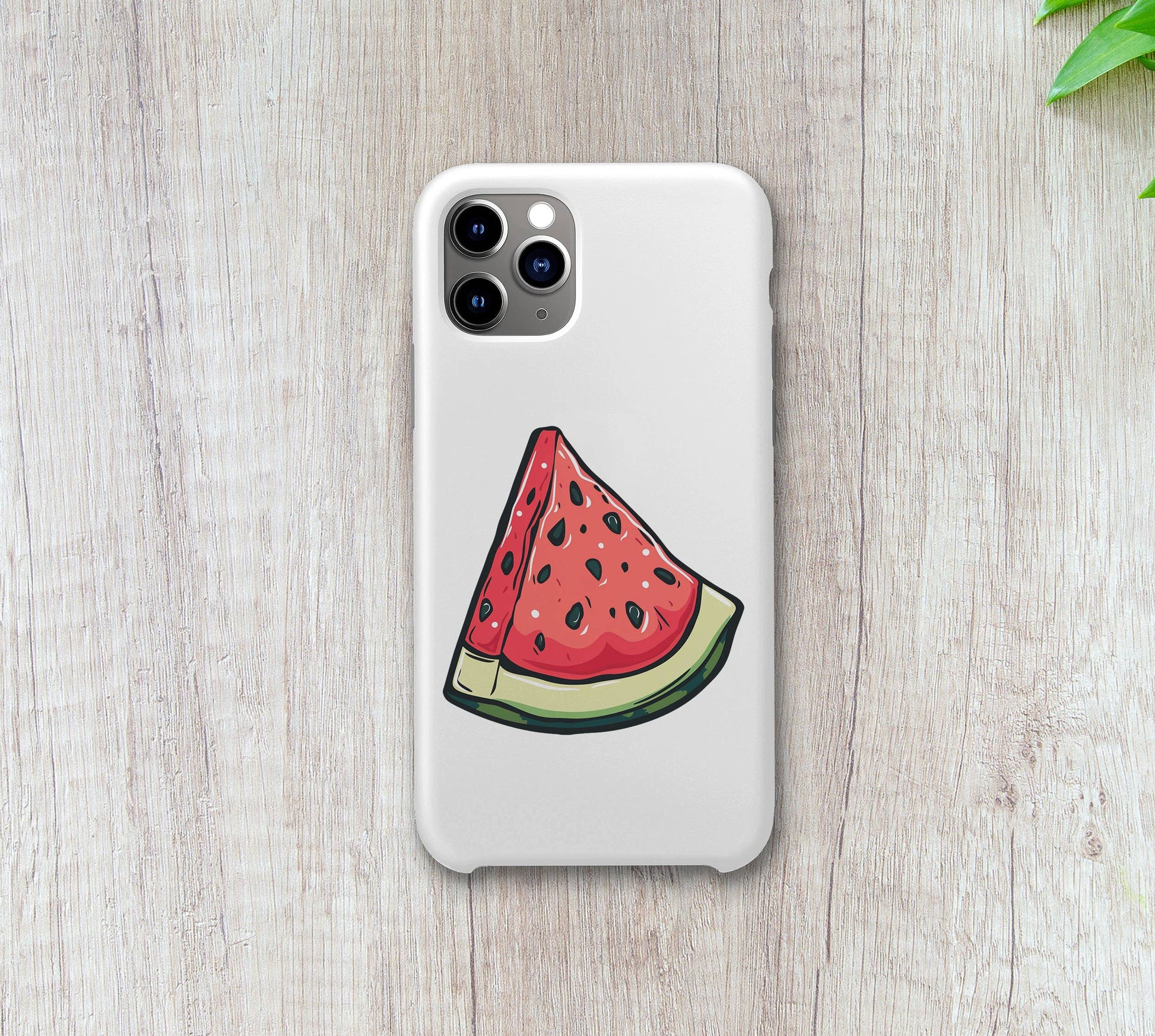 Illustrated Watermelon Wedge Sticker