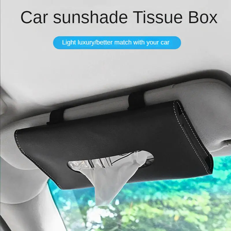 Car Sun Visor Tissue Box Holder