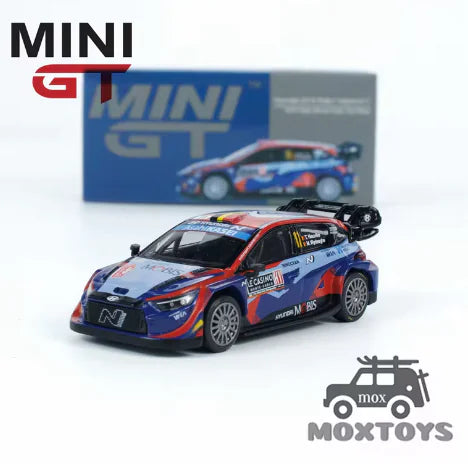 MINI GT 1:64 Hyundai i20 N Rally1 2023 Left-Hand Drive Diecast Car